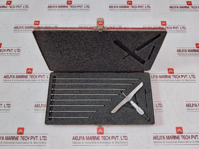 Starrett 445M Depth Micrometer Set 0-45 0-25 - New