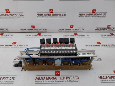 Ckd Gab352-5 Solenoid Valve Manifold Assembly 100V 50/60 - Used