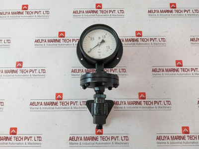 Henschen S 10136 P 0 To 1,6 Bar Pressure Gauge - Used