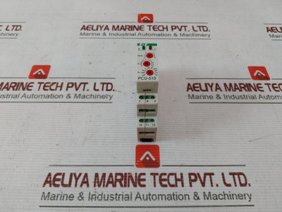 F&F Pcu-510 Duo Timing Relay 2X8A 250V 230V Ac/Dc - Used