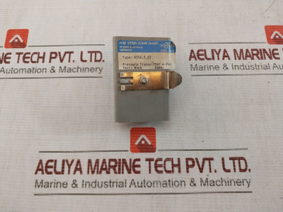 Stein Sohn A056 Pressure Transmitter A056.1.20 4-20Ma Dc 18-32V - Used