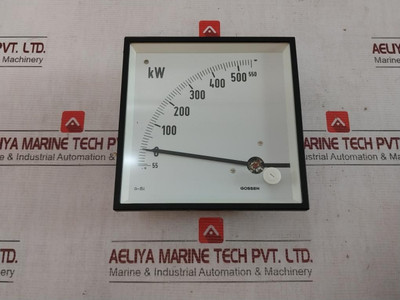 Gossen 1620P Analog Panel Meter Kw Kilowatt Glf550,00Gmk13Ls009Mg001 - New Gossen 1620P Analog Panel Meter Kw Kilowatt Glf550,00Gmk13Ls009Mg001 - New