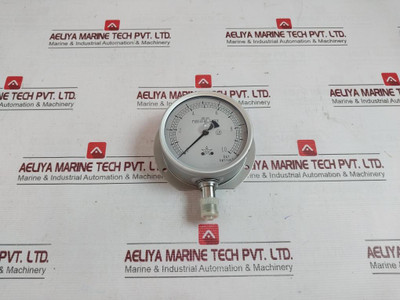 Sus-316 Pressure Gauge 0–10 Bar 1.5 Class Stainless Steel - Used