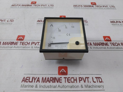 Ac/Dc Dynamics Sq-96 Ammeter 0-75/150A 75/5A ~1.5 - Used