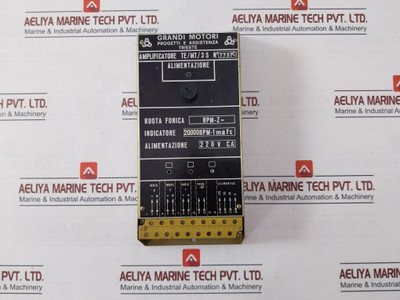 Grandi Motori Te/Mt/3 S Amplifier 220V Ca 20000Rpm-1Mafs - Used