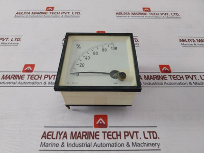 Zurc 0-100 Percentage Analog Indicator Meter - Used Zurc 0-100 Percentage Analog Indicator Meter - Used