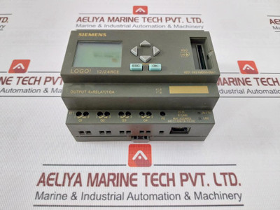 Siemens 6Ed1 052-1Md00-0Ba7 Logic Module Dc 12/24V 8Xdc B300 R300 8A 24V Dc G.P. - Used