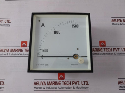 Gossen 0-1500A Ammeter 1500/1A 16-65 Hz - Used