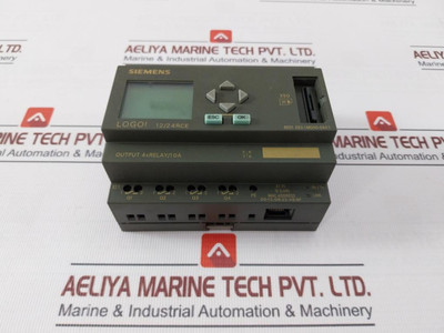 Siemens 6Ed1 052-1Md00-0Ba7 Logic Module 12/24Rce S Zve8Yjm073456 8Xdc B300 R300 - Used