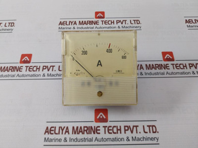 Monopole Instrument 0-600A Ammeter 50/60Hz 500/1A - Used