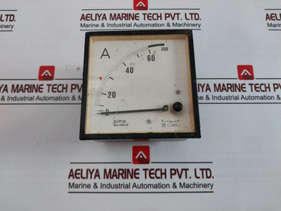 S.I.P.I.E. 4960 Ar Analog Ammeter 0-60/300A 1.5 50Hz 60/5 - Used