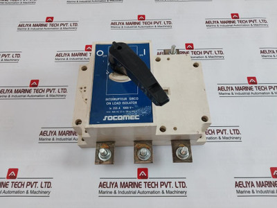 Socomec Sirco On Load Isolator 355A 1000V I.E.C. 408 Ac 23 Ie 315A 500V - Used