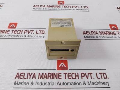 Omron Kth Counter 200/220 Vac 50/60Hz, 1 Count/6Min - Used