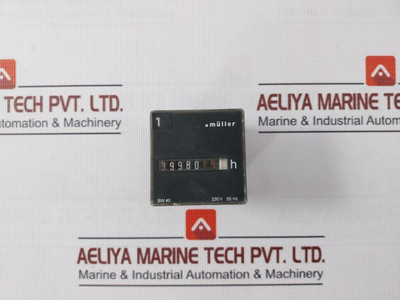 Muller Bw40 Hour Meter 230V/50Hz 15T55 3007 Bw40.X8 - Used