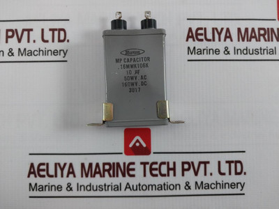 Marcon 16Mwk106K Mp Capacitor 10 µF 50Wv.Ac 160Wv.Dc 3U17 - Used