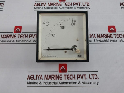 M&W Dbq 96 Analog Meter With Celsius Scale Pt100 24V Dc