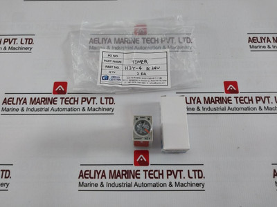 Omron H3Y-4-c Solid-state Timer Power On-delay 24Vdc Ac250V Dc30V 3A Gb14048.5 - New