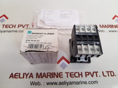 Benedikt & Jager K3-10A01 Magnetic Contactor Coil Voltage 690V Ac 25A Benedikt & Jager K3-10A01 Magnetic Contactor Coil Voltage 690V Ac 25A