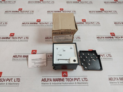 Rishabh Eq 96 Analog Panel Ampere Meter P1032390Ris 0-300V Sacc28077367