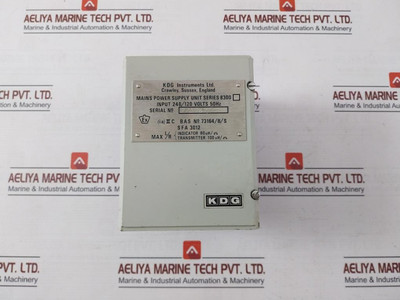 Kdg Series 8300 Main Power Supply Unit 240/120V 50Hz 100Uh/Ω Sfa 3012 Kdg Series 8300 Main Power Supply Unit 240/120V 50Hz 100Uh/Ω Sfa 3012