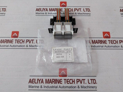 Nippon Denyo 802 Double Led Lock Switch 802C-026