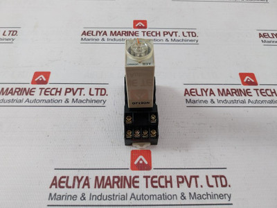 Omron H3Y-4 Timer Module With Base 24Vdc 07190N / Kh-rs-14 0–60 Sec
