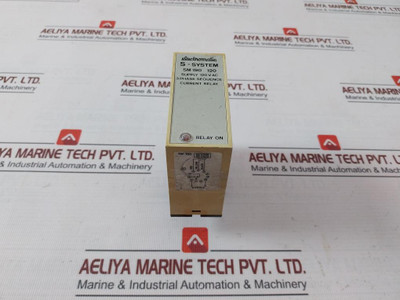 Electromatic Sm 190 120 S- System 3-phase Sequence Current Relay 120Vac 45–65Hz