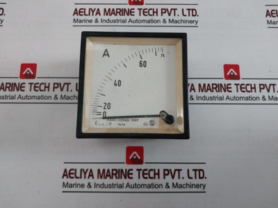 Saci 75/5A Analog Panel Ammeter 0 To 60/75A Saci 75/5A Analog Panel Ammeter 0 To 60/75A