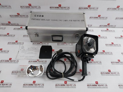 Shanghai Liangzhou Cxd8 Marine Portable Daylight Signalling Lamp 24V 60W 60000Cd