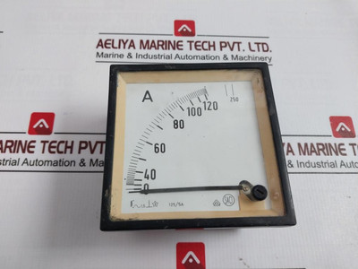 Saci Analog Ammeter 125/5A, 0-125/250A Saci Analog Ammeter 125/5A, 0-125/250A
