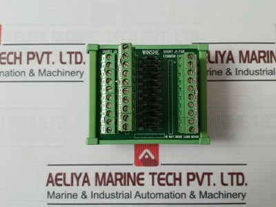 Winshe 10 Way Diode Card Rev: 01 Winshe 10 Way Diode Card Rev: 01
