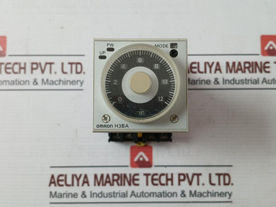 Omron H3Ba-n Solid-state Timer Module With Base 24V Dc P2Cf-11 0-12 Min