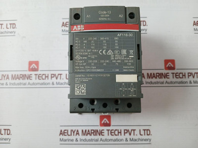 Abb Af116-30 Contactor 1Sfc100003M0201 100–250V Ac/Dc 50/60Hz 1000V