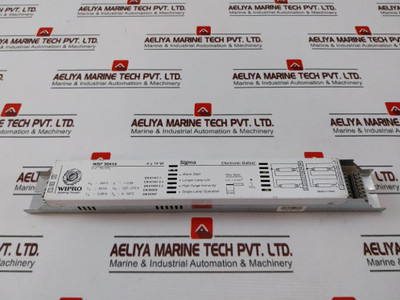 Wipro Wbf 90414 Sigma Electronic Ballast 4 X 14 W Ur - 150-270V Un - 240V