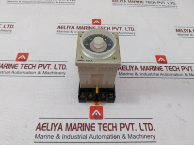 Omron H3Cr-a8 Solid-state Analog Timer W/ Base 5A 250Vac Dc-13 0.5A. 30V P2Cf-08