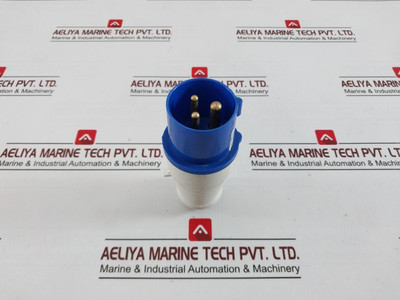 Zetalux 013 Industrial Weatherproof Plug 16A 220–250V 6H