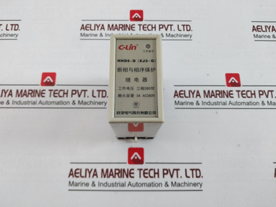 C-lin Hhd5-d (Xj3-g) Phase Failure And Phase Sequence Protection Relay 3A Ac380V C-lin Hhd5-d (Xj3-g) Phase Failure And Phase Sequence Protection Relay 3A Ac380V