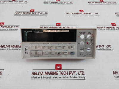 Agilent 34401A 6 1/2 Digit Multimeter C3If 94V-0 (Front Part Only)