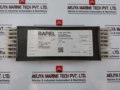 Barel Hfxe 236 E1003 Emergency Inverter And Control Gear Ex  Used