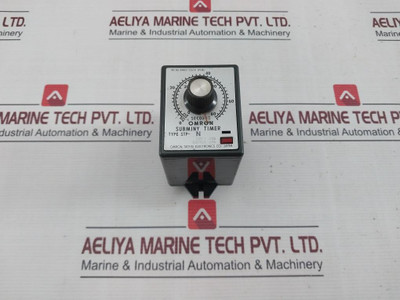 Omron Stp-n Subminy Motor-driven Timer Module 0-66 Seconds 100/110V 50/60Hz