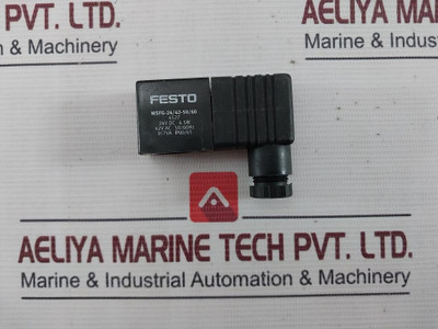 Festo Msfg-24/42-50/60 Solenoid Coil 24V Dc 4.5W 9/7Va Ip00/65 Festo Msfg-24/42-50/60 Solenoid Coil 24V Dc 4.5W 9/7Va Ip00/65
