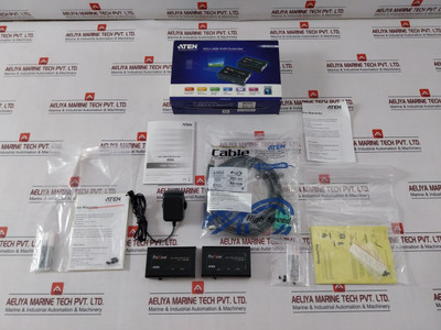 Aten Ce100 Mini Usb Kvm Extender Set With Ac Adapter & Cable Jod-s-050100Bs Dc5V