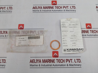 Pack Of 4X Kawasaki Gs-48 Gasket Diameter 37X1.5T Pack Of 4X Kawasaki Gs-48 Gasket Diameter 37X1.5T