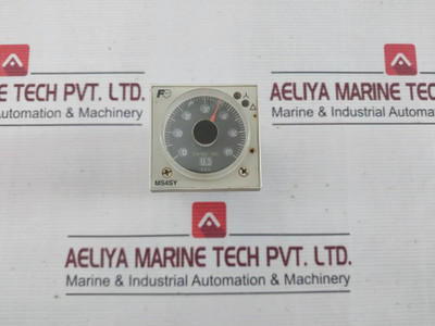 Fuji Electric Ms4Sy-ap Super Timer 0-60 Sec 50/60Hz Fuji Electric Ms4Sy-ap Super Timer 0-60 Sec 50/60Hz