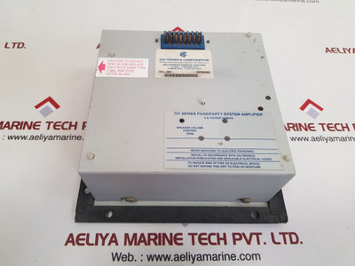 Gai-tronics 751-001 page/party system speaker amplifier Gai-tronics 751-001 page/party system speaker amplifier
