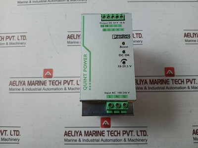 Phoenix Contact Quint-ps/1Ac/24Dc/10 Switching Power Supply 50-60Hz A Rev.07