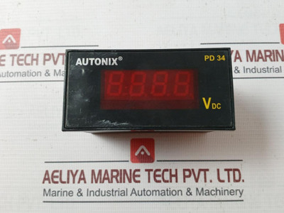 Autonix Pd 34 Digital Panel Meter Vdc 