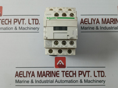 Schneider Electric Cad50 Control Relay Jis C8201-5-1 10A 230V 50/60Hz Awg 10-18