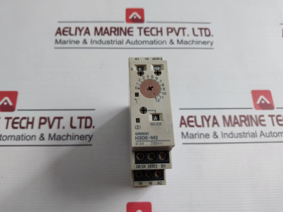 Omron H3De-m2 Timer Relay Mode A 24–230Vac/Dc 50/60Hz