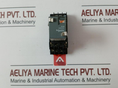 Schneider Electric Rxm4Lb2P7 Plug-in Relay With Socket Rxze1M4C 50/60Hz